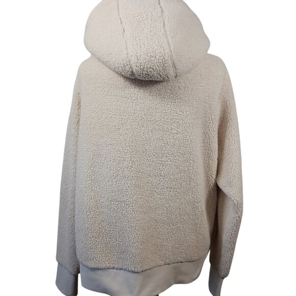 Athleta, Tugga Sherpa Hoodie, Creamy Ivory, Size Large, Cozy, Soft, Warm - Picture 5 of 16